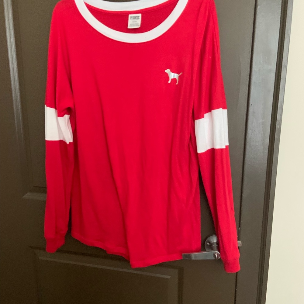 Long sleeve pink shirt